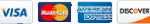 We accept Visa, Mastercard, American Express, and Discover for payments here in P&S Plumbing.