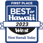 first place best of Hawaii 2023 badge