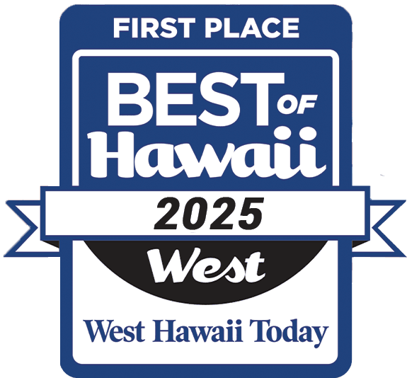 first place best of Hawaii 2025 badge